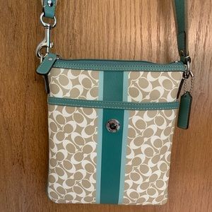 Coach leather crossbody purse